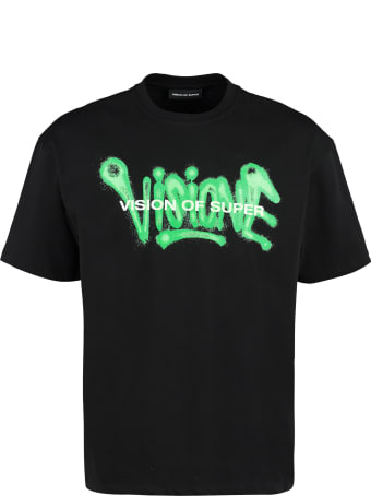 Vision of Super Printed Cotton T-shirt