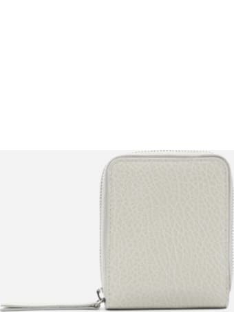 Maison Margiela Medium Leather Wallet With Tone-on-tone Logo Detail