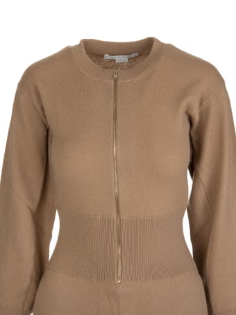 Stella McCartney Camel Wool Jumpsuit
