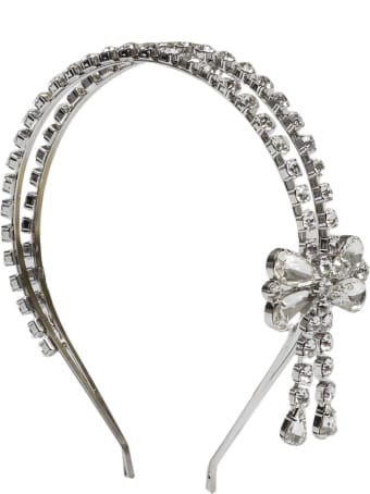Alessandra Rich Crystal Bow Headband