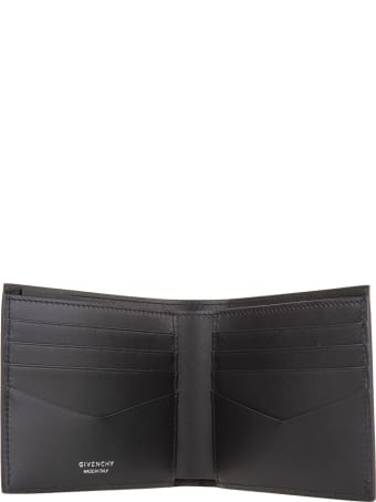 Givenchy Man Trompe L'oeil Wallet In Black Leather