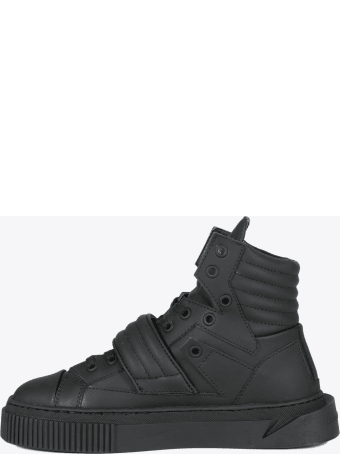 Gienchi Hypnos Black Leather Sneaker