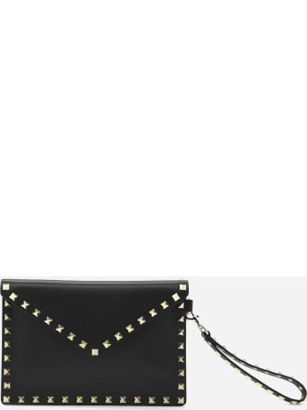 Valentino Garavani Rockstud Leather Pouch