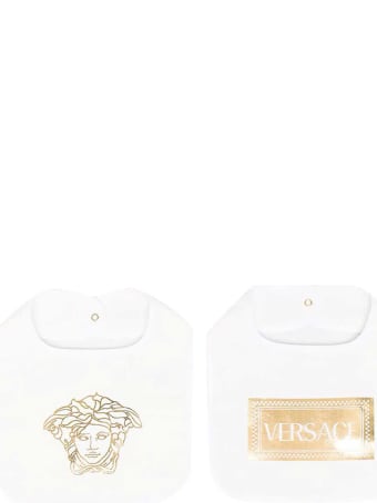 Versace Young White Bibs