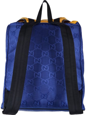 Gucci Multicolor Backpack For Kids With Doubles Gg