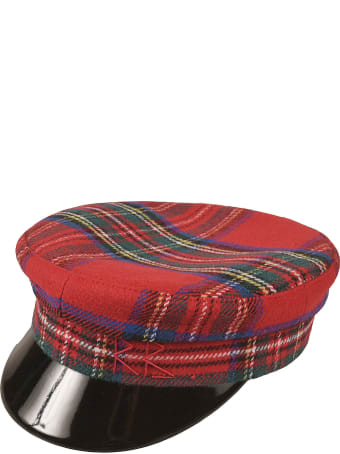 Ruslan Baginskiy Logo Embroidered Tartan Cap