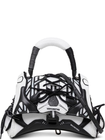 Balenciaga Fabric Sneakerhead Top Handle Crossbody Bag