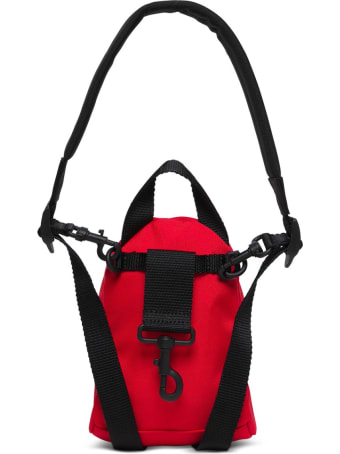 Balenciaga Mini Oversize Backpack In Red Tech Canvas
