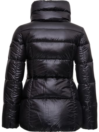 TATRAS Elan Black Nylon Down Jacket With High Collar