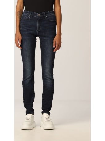 Armani Collezioni Armani Exchange Jeans Mid-rise Super Skinny Stretch Used Denim