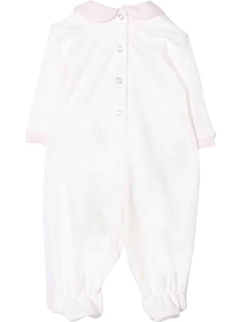 Monnalisa White Baby Girl Romper