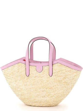 Mark Cross Madeline Straw Basket Bag