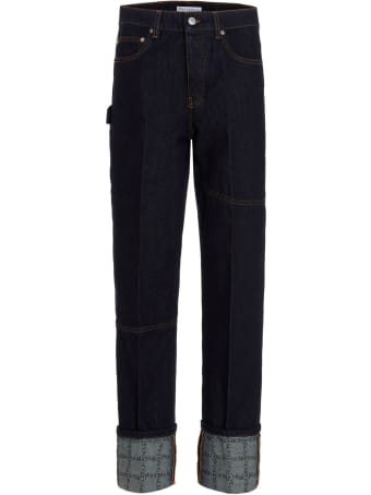 J.W. Anderson 'logo Grid Turn Up Workwear' Jeans