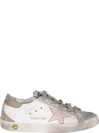 Golden Goose Superstar Leather Upper And Star Checkered