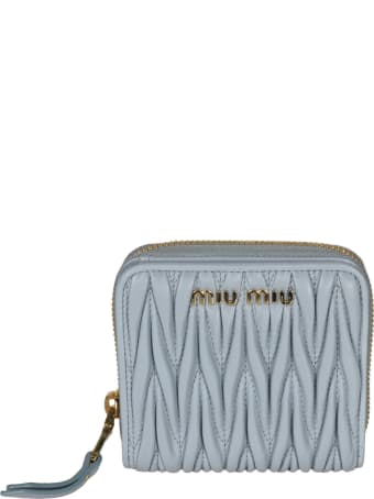 Miu Miu Matelassé Zip-around Coin Purse
