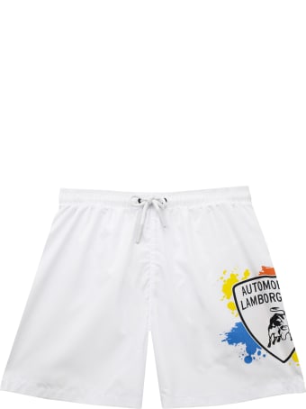 Automobili Lamborghini Painted Shield Swimsuit