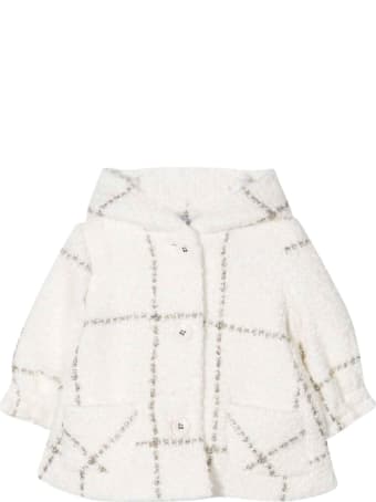Monnalisa Cream Baby Girl Duffle Coat