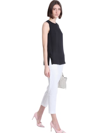 Theory Pants In White Linen