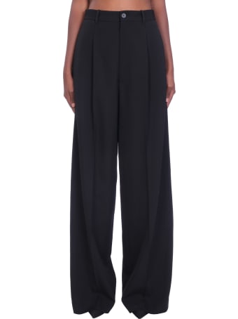 Balenciaga Pants In Black Wool