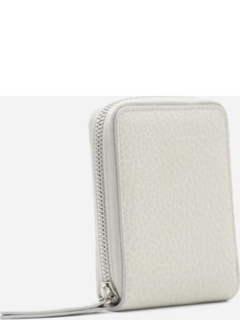 Maison Margiela Medium Leather Wallet With Tone-on-tone Logo Detail