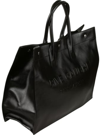 Saint Laurent Knitted Shopper Bag