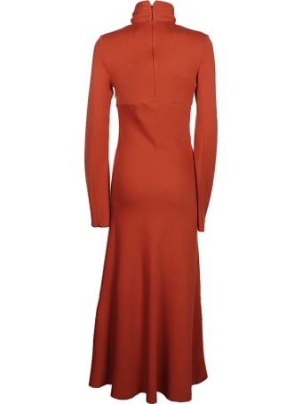 16arlington Odessa Twist Neck Midi Dress