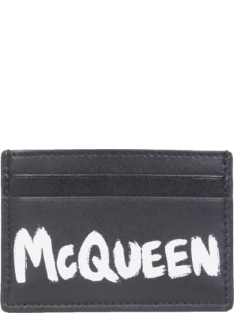 Alexander McQueen Leather Card Holder