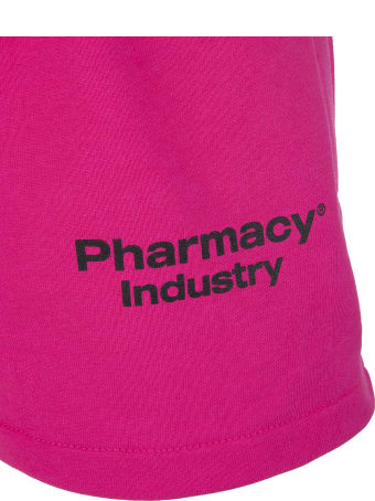 Pharmacy Industry Woman Fuchsia Shorts With Logos