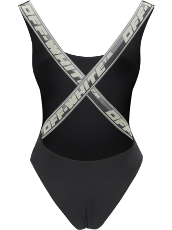Off-White Logo Band Swimsuit