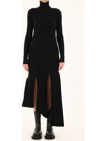 Bottega Veneta Black Knitted Dress