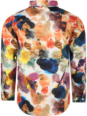 Wolf & Rita White ''roberto'' Shirt For Kids