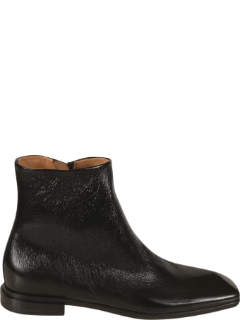 Paciotti 4US Side Zip Shiny Leather Chelsea Boots