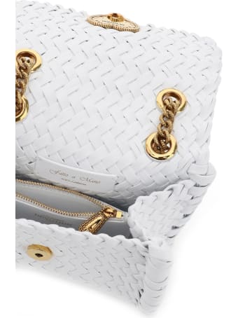Dolce & Gabbana Devotion Chevron Woven Bag