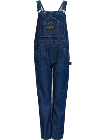 Washington Dee-Cee Medium Wash Blue Denim Dungarees