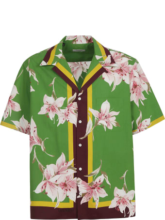 Valentino Regular Fit Floral Print Shirt