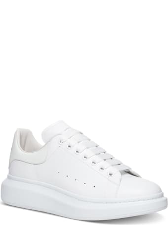 Alexander McQueen Oversize Sneakers In White Leather With Logo
