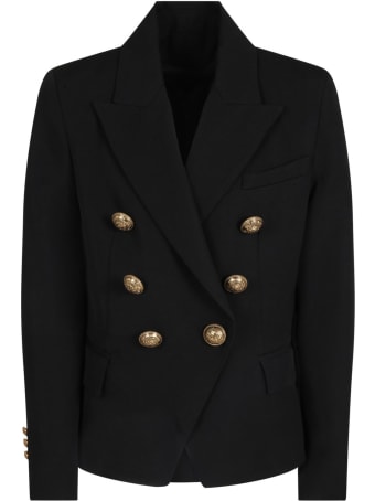 Balmain Black Jacket For Girl
