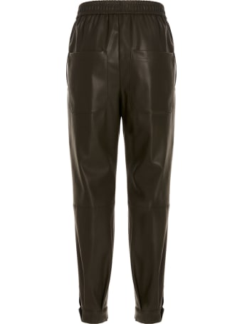 (nude) Eco-leather Pants