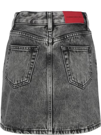 Alessandra Rich Denim Mini Skirt