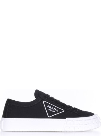 Prada Gabardine Fabric Sneakers