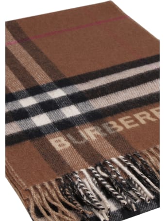 Burberry Checked Cashmere Scarf
