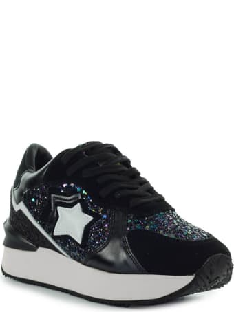Atlantic Stars Andromeda Black Glitter Sneaker