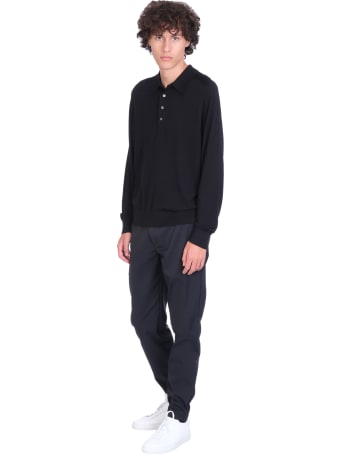 Theory Pants In Black Polyamide