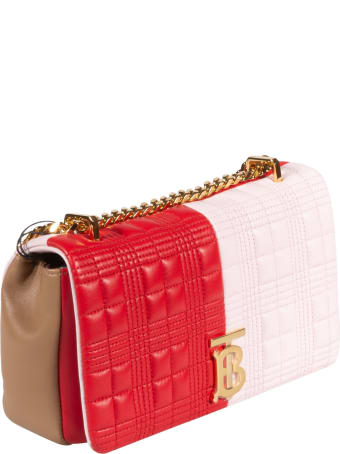 Burberry Two-color Logo Detail Shoulder Bag