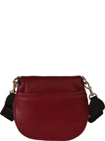 Furla Embossed Logo Flap Shoulder Bag