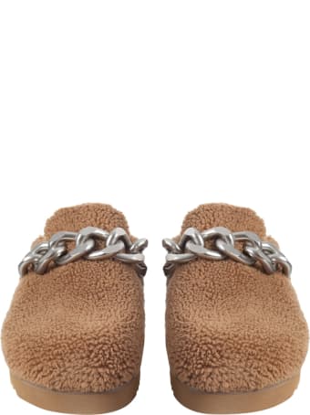 Ash Ghost Fur Mules