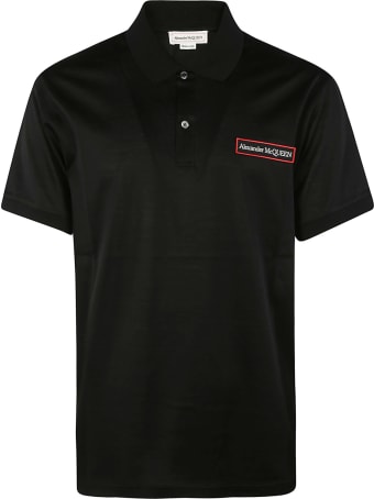 Alexander McQueen Chest Logo Embroidered Polo Shirt