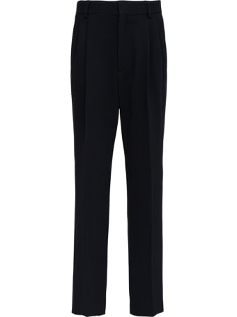 Casablanca Black Tailored Wool Trousers