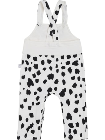 Stella McCartney Kids Dalmatian Printed Cotton Dungarees