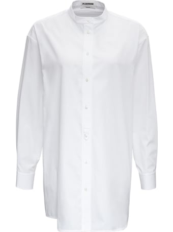 Jil Sander White Cotton Poplin Shirt